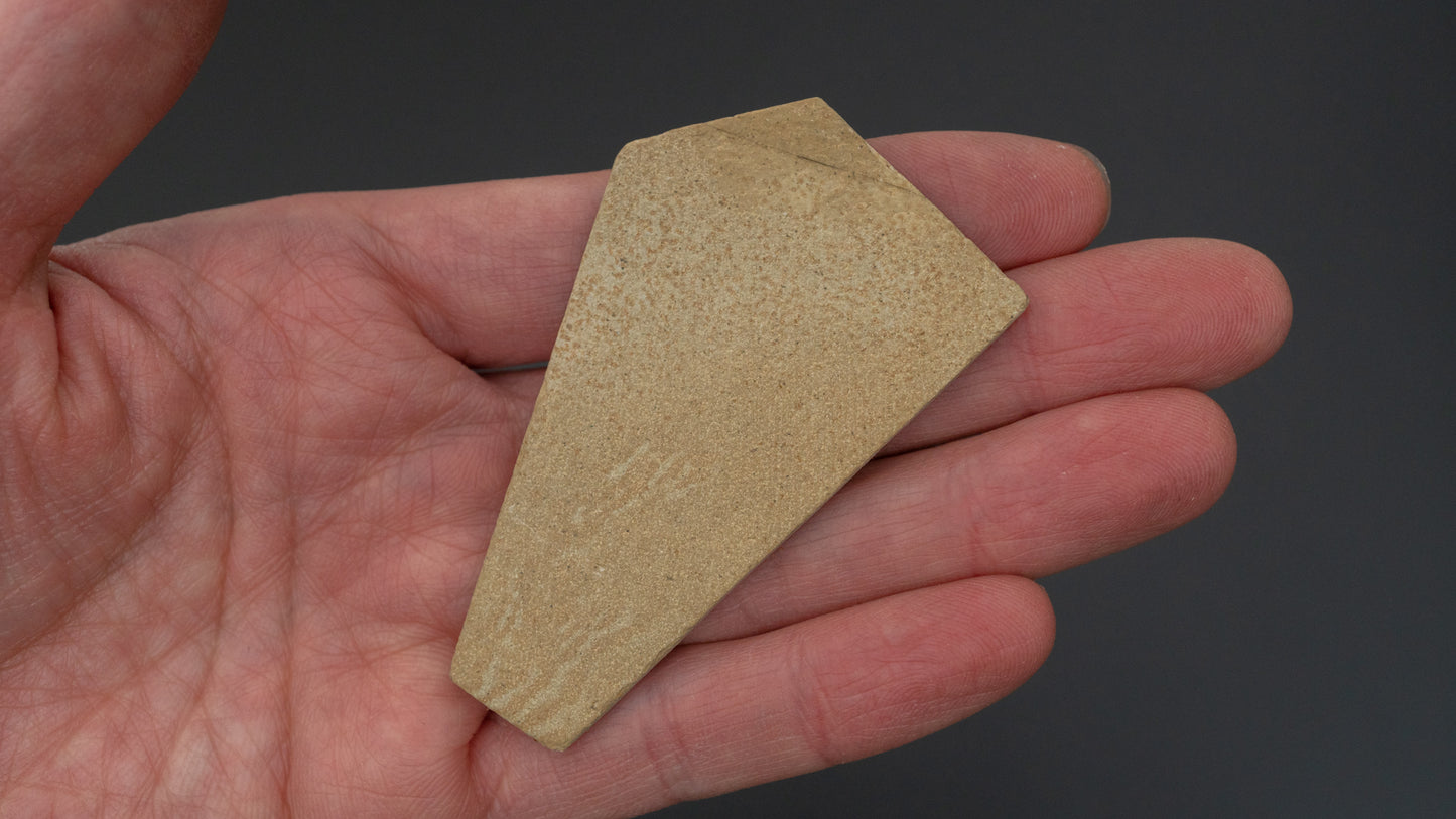 Hitohira Picked Narutaki Jizuya Finger Stone 100g (met Washi-papier)