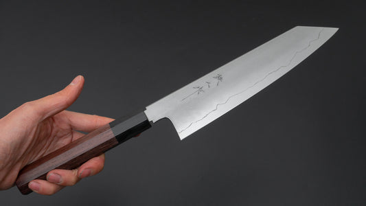 Tetsujin Silver #3 Kasumi Kiritsuke Gyuto 210mm Taihei Tagayasan Handle