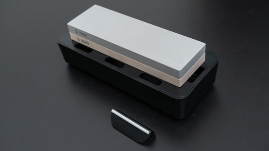 Naniwa Kirelu Conbination Whetstone #1000/ #3000 (with Case Case and Angle Guide)