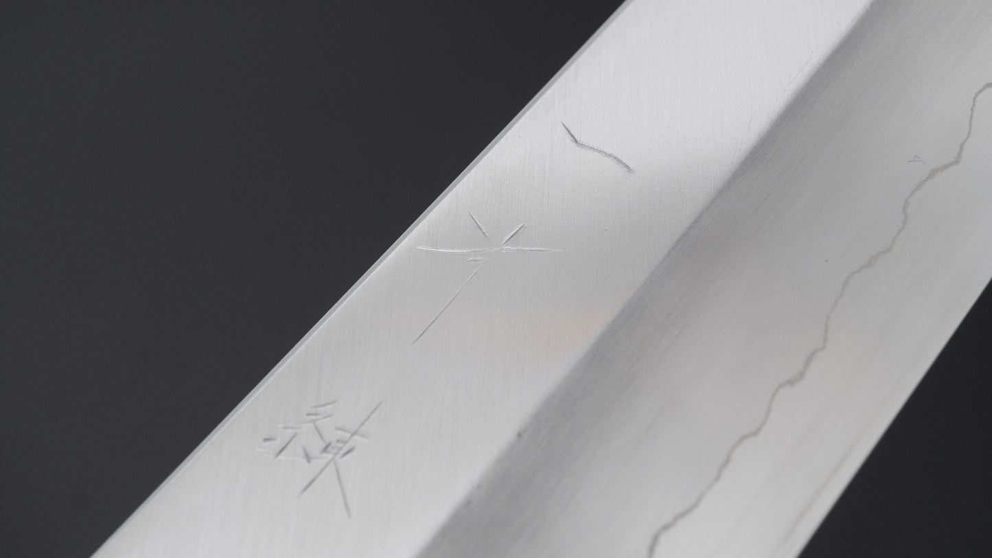 Hitohira Nakagawa Ren Silver #3 Nakiri 180mm Ho Wood Handle