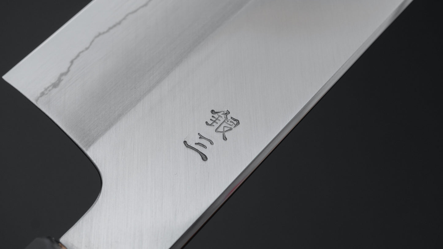 Hitohira Nakagawa Ren Silver #3 Nakiri 180mm Ho Wood Handle