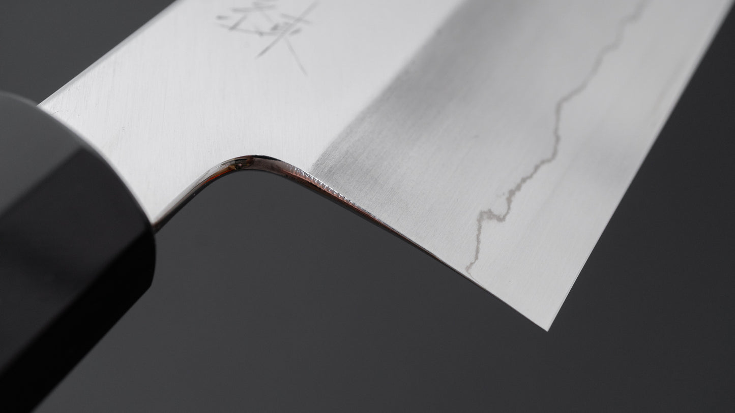 Hitohira Nakagawa Ren Silver #3 Nakiri 180mm Ho Wood Handle