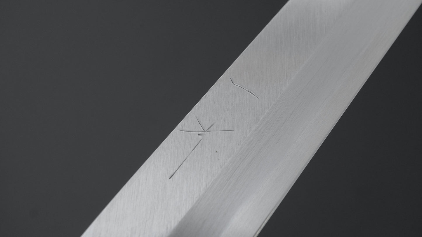 Hitohira Tanaka Katsushiro Blue #1 Yanagiba 270mm Ebony Handle (Saya)