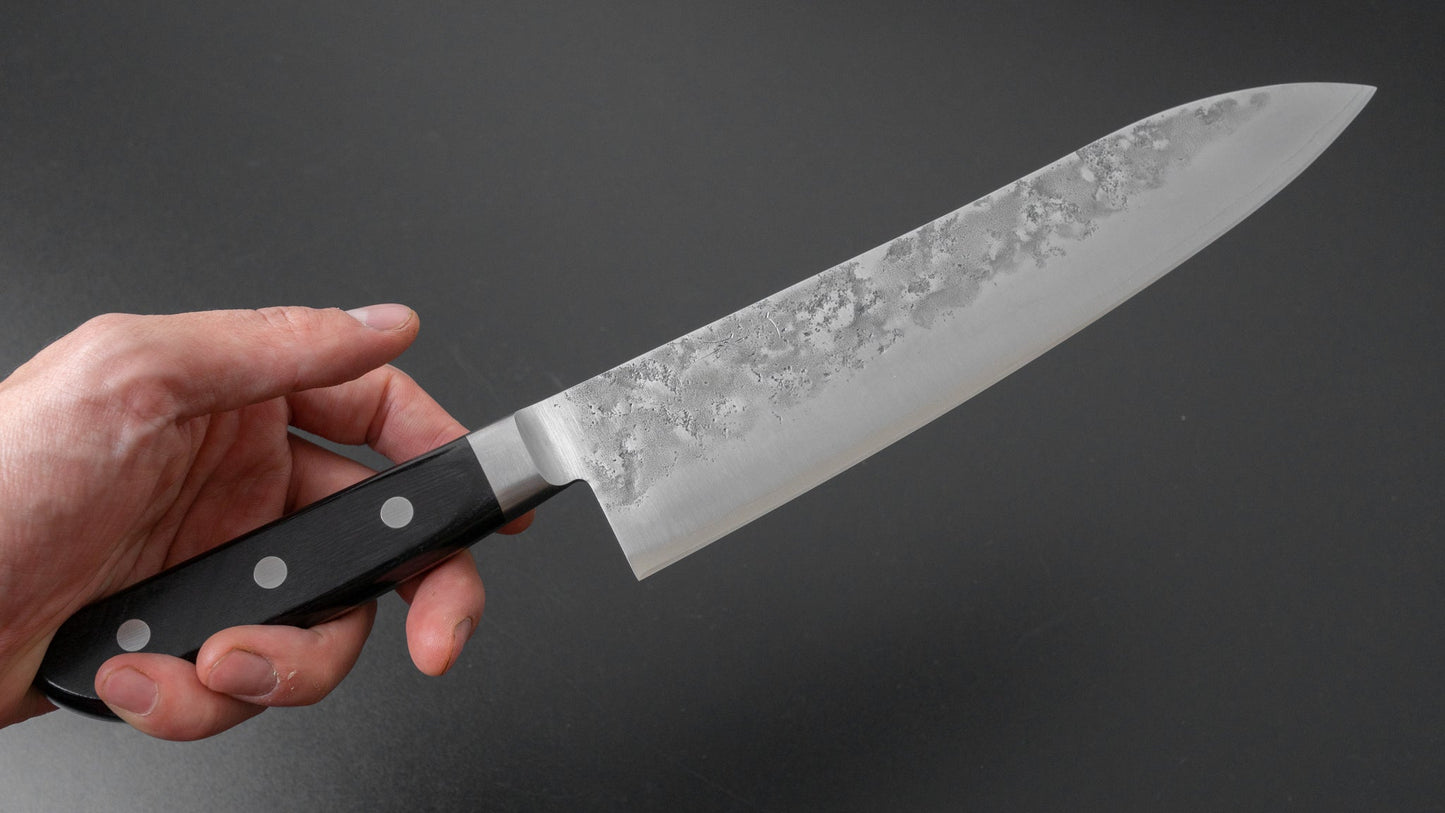Hitohira Futana S3 Nashiji Gyuto 210mm Pakka Handle (Yo)
