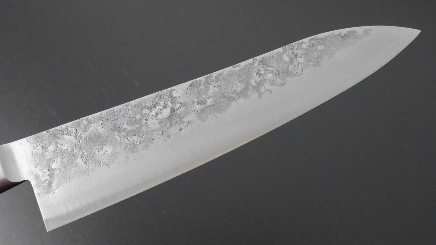 Hitohira Futana S3 Nashiji Gyuto 210mm Pakka Handle (Yo)