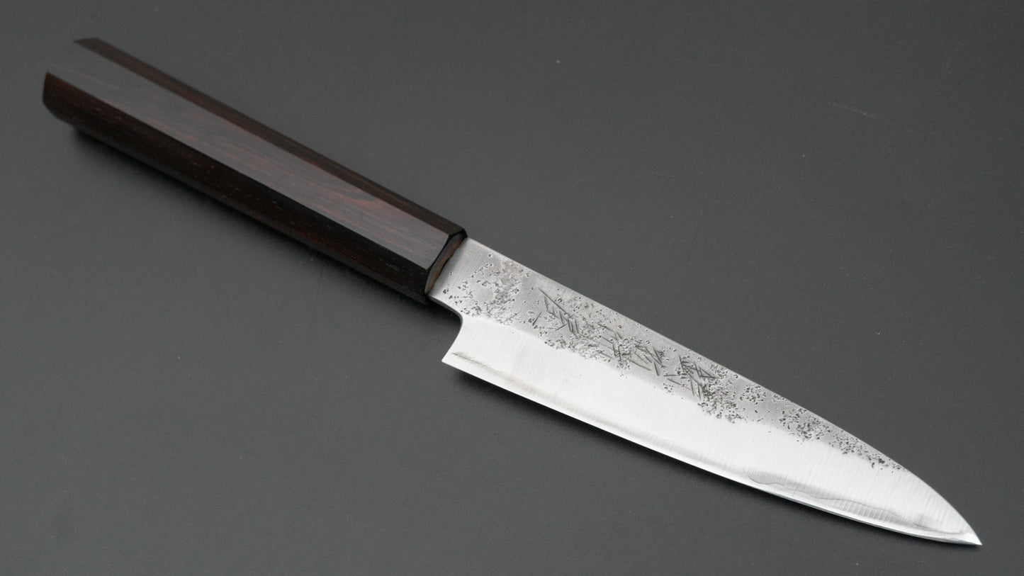 Hitohira Imojiya TH Silver #3 Nashiji Petty 120mm Ebony Handle