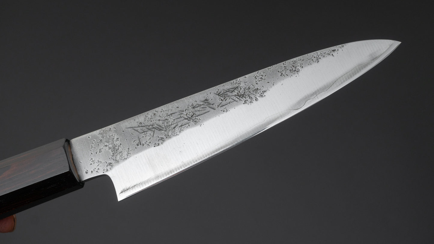 Hitohira Imojiya TH Silver #3 Nashiji Petty 120mm Ebony Handle