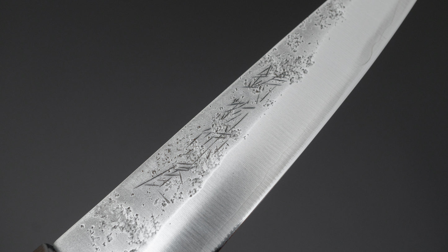 Hitohira Imojiya TH Silver #3 Nashiji Petty 120mm Ebony Handle