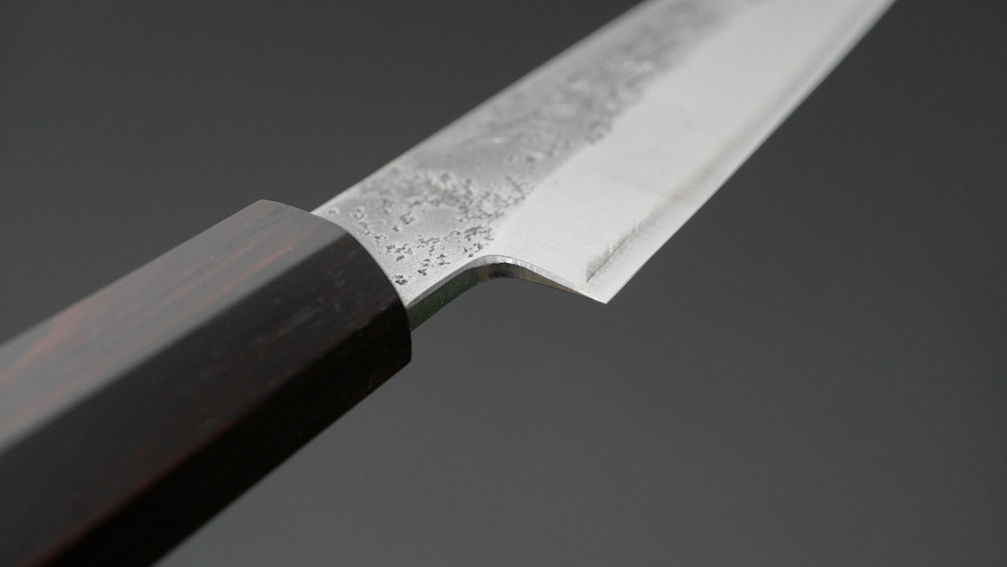 Hitohira Imojiya TH Silver #3 Nashiji Petty 120mm Ebony Handle