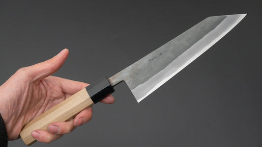 Hitohira TD Blue #2 Stainless Clad Kurouchi Bunka 170mm Ho Wood Handle