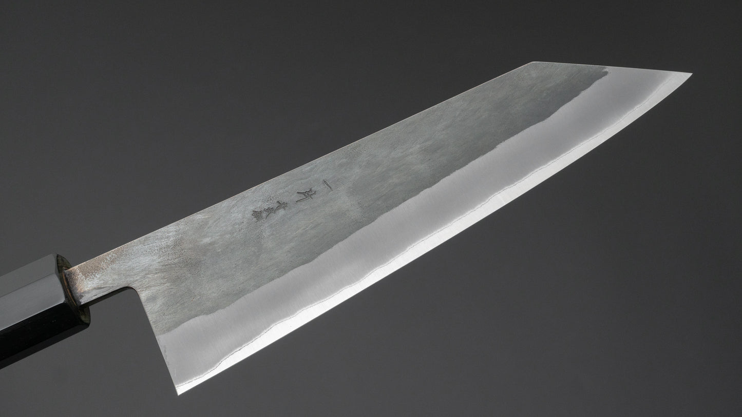 Hitohira TD Blue #2 Stainless Clad Kurouchi Bunka 170mm Ho Wood Handle