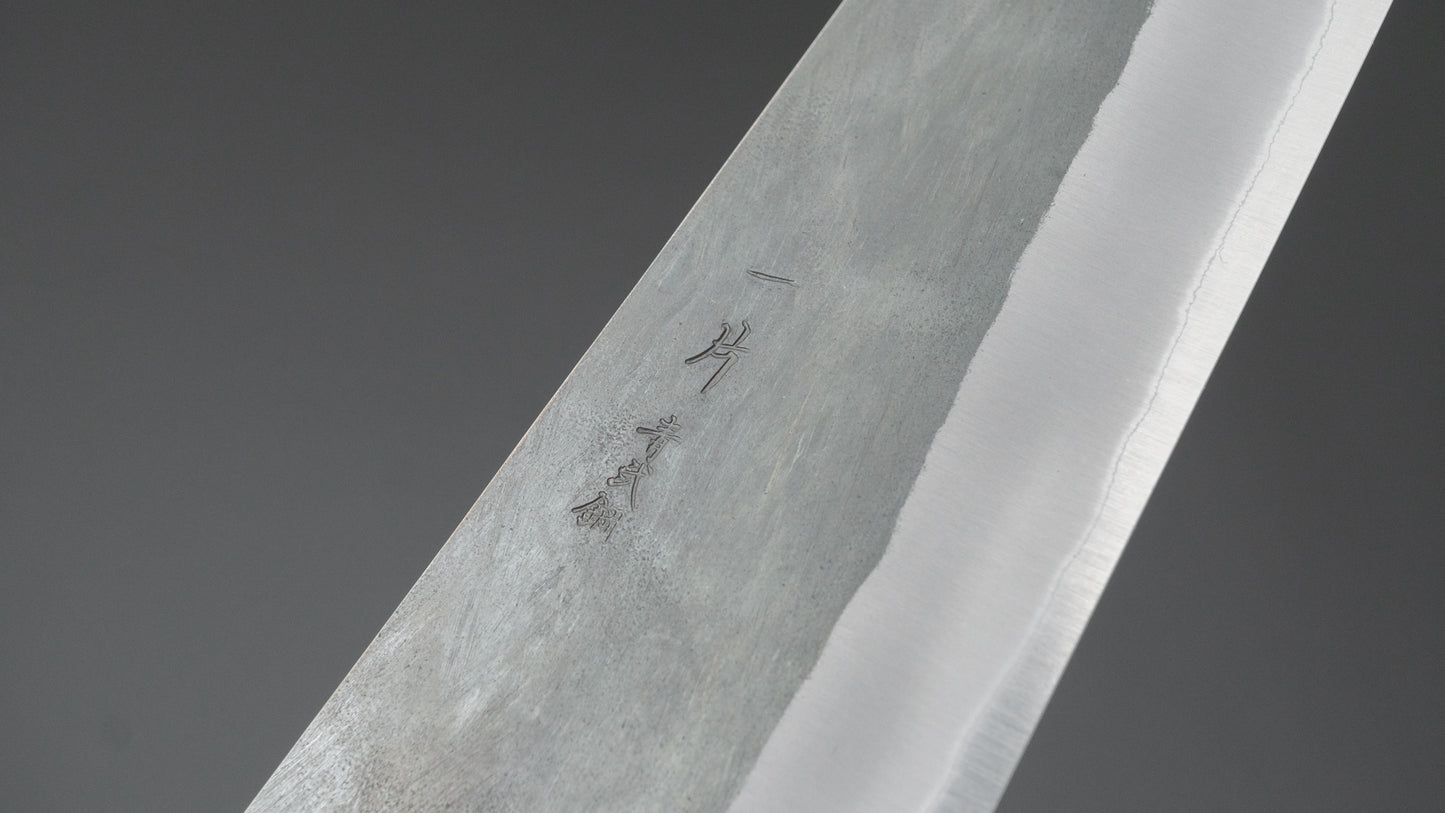 Hitohira TD Blue #2 Stainless Clad Kurouchi Bunka 170mm Ho Wood Handle