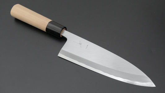 Hitohira Togashi White #2 Deba 180mm Ho Houten Handvat (D-Vorm/Saya)