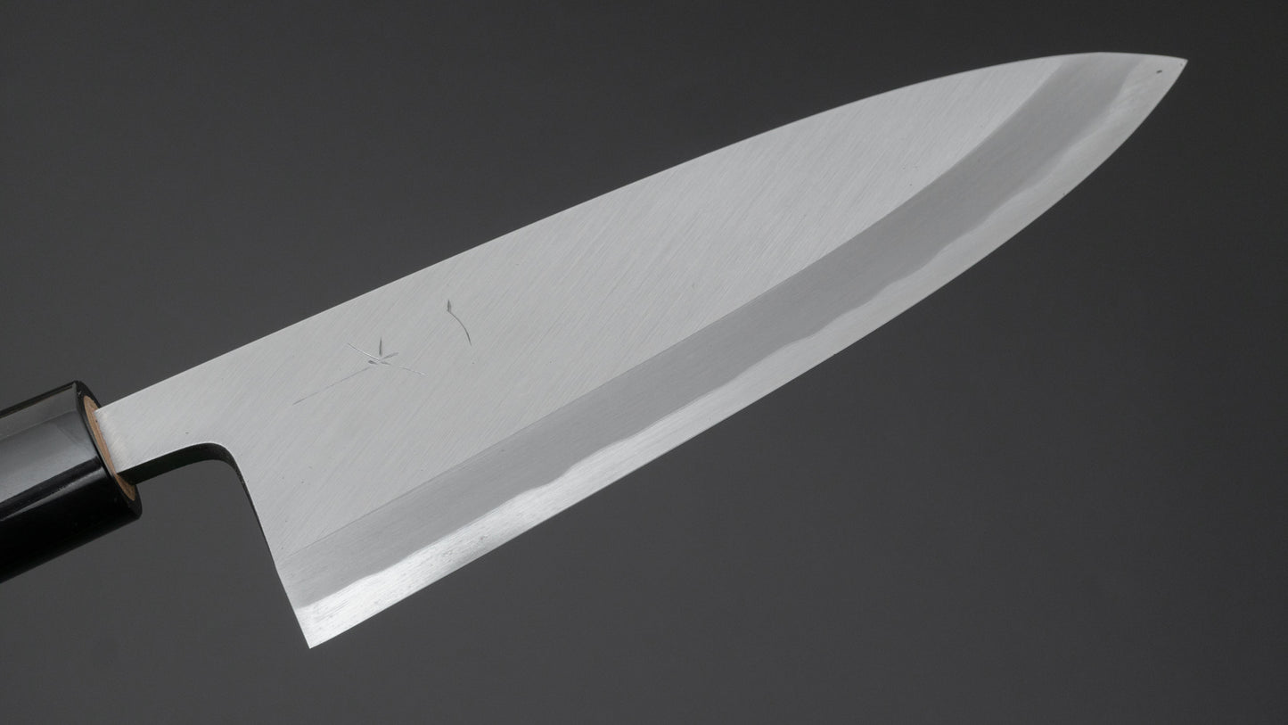 Hitohira Togashi White #2 Deba 180mm Ho Wood Handle (D-Shape/ Saya)