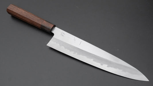 Hitohira Tanaka Ren White #2 Gyuto 240mm Tagayasan Handle