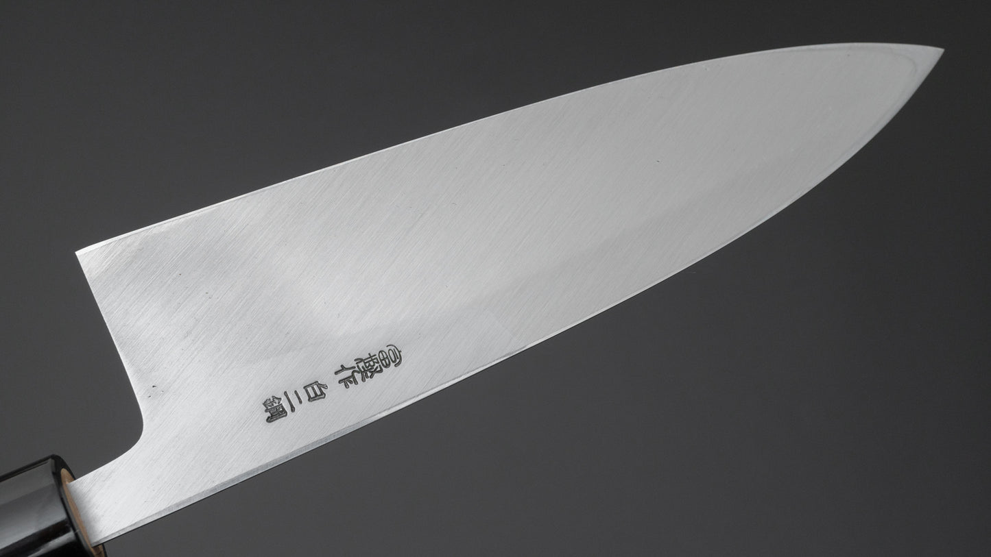 Hitohira Togashi White #2 Deba 180mm Ho Wood Handle (D-Shape/ Saya)