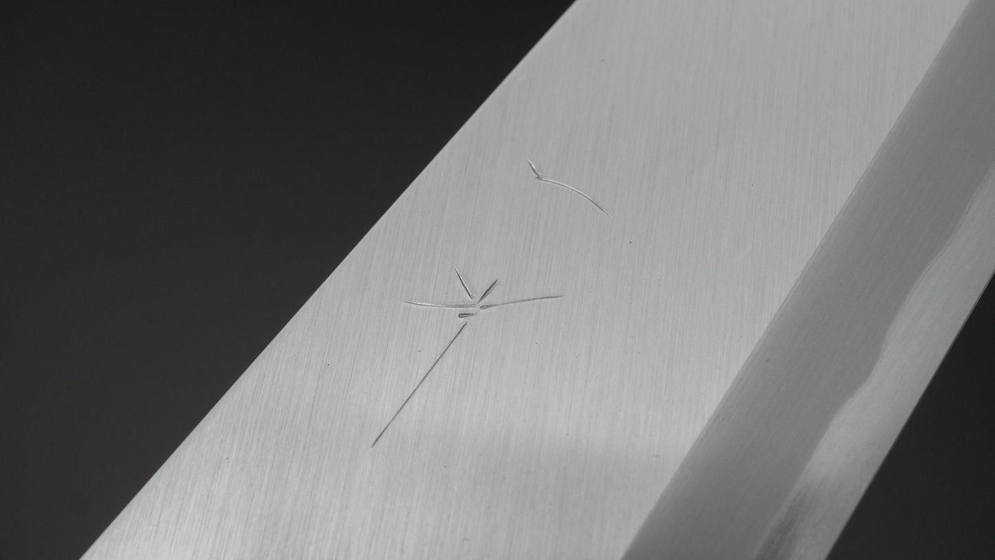 Hitohira Togashi White #2 Deba 180mm Ho Houten Handvat (D-Vorm/Saya)