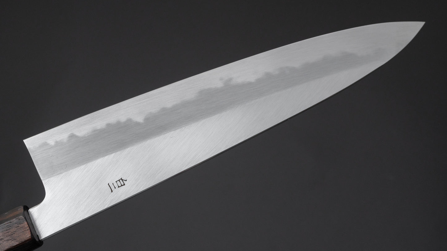 Hitohira Tanaka Ren White #2 Gyuto 240mm Tagayasan Handle