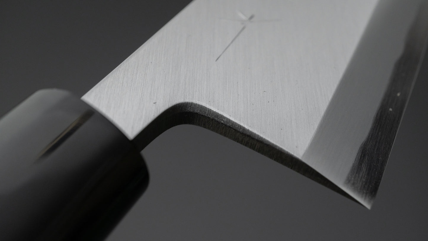 Hitohira Togashi White #2 Deba 180mm Ho Houten Handvat (D-Vorm/Saya)