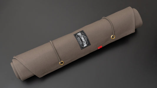 HI-CONDITION Hanpu Canvas 9 Pockets Knife Roll Dark Gray