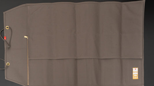 HI-CONDITION Hanpu Canvas 9 Pockets Knife Roll Dark Gray