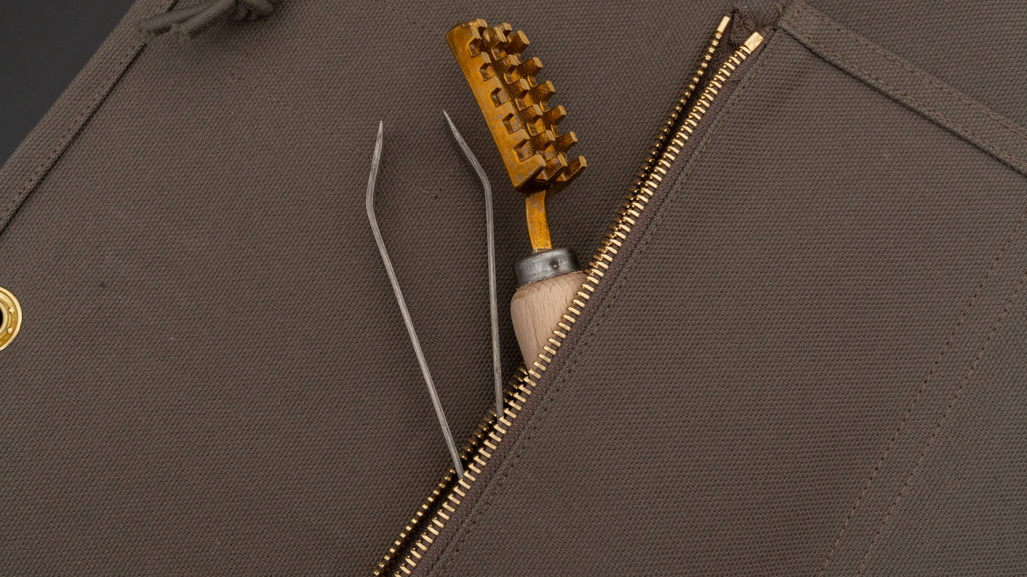 HI-CONDITION Hanpu Canvas 9 Pockets Knife Roll Dark Gray