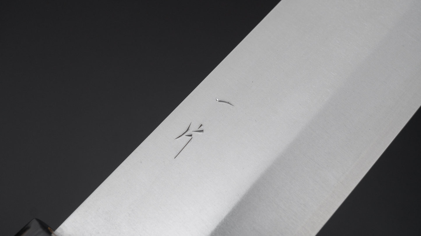 Hitohira Echizen SG2 Nakiri 165 mm Keyaki Zelkova-handvat