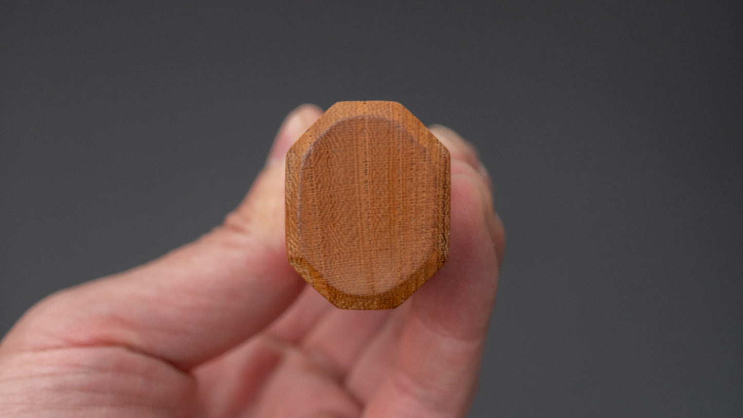 Hitohira Echizen SG2 Nakiri 165 mm Keyaki Zelkova-handvat