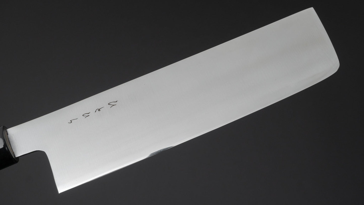 Hitohira KH Stainless Nakiri 180mm Ho Wood Handle (D-Shape)