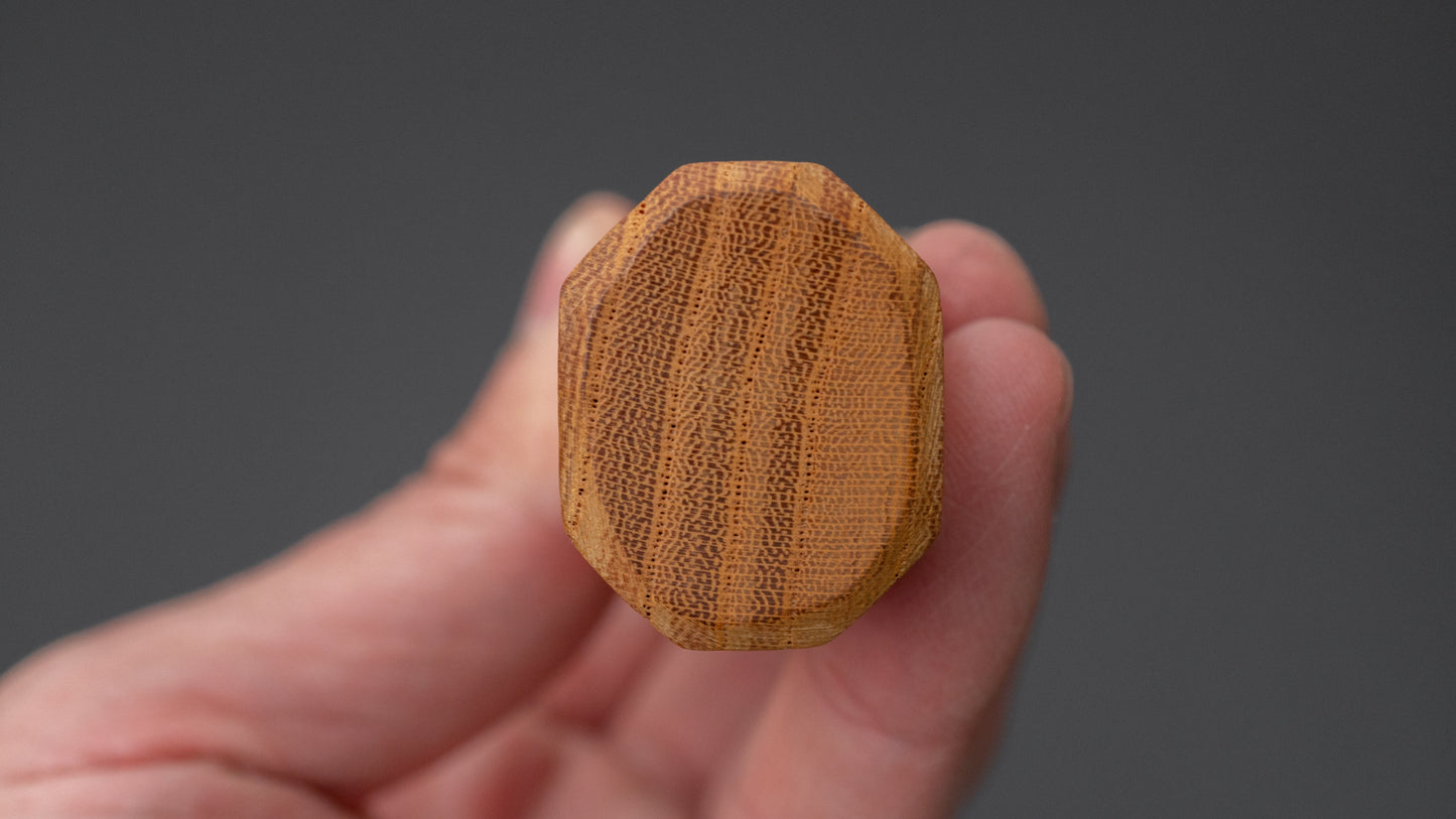 Hitohira Echizen SG2 Santoku 180 mm Keyaki Zelkova-handvat