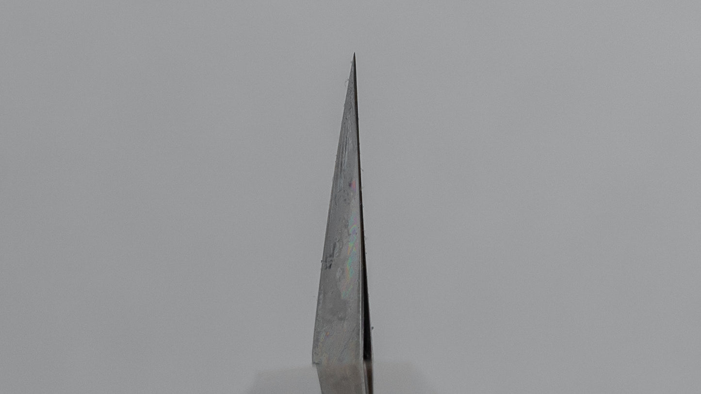 Hitohira Togashi Blue #2 Notaremon Mizu Honyaki Yanagiba 300mm Taihei Makassar Ebony Handle (Saya)