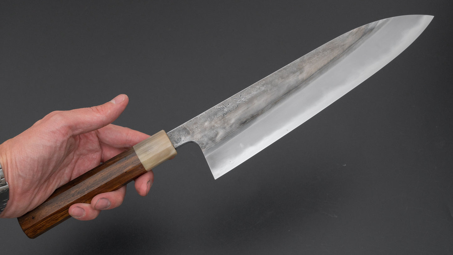 Jiro Tsuchime Wa Gyuto 240 mm Taihei Tagayasan-handvat (#588)