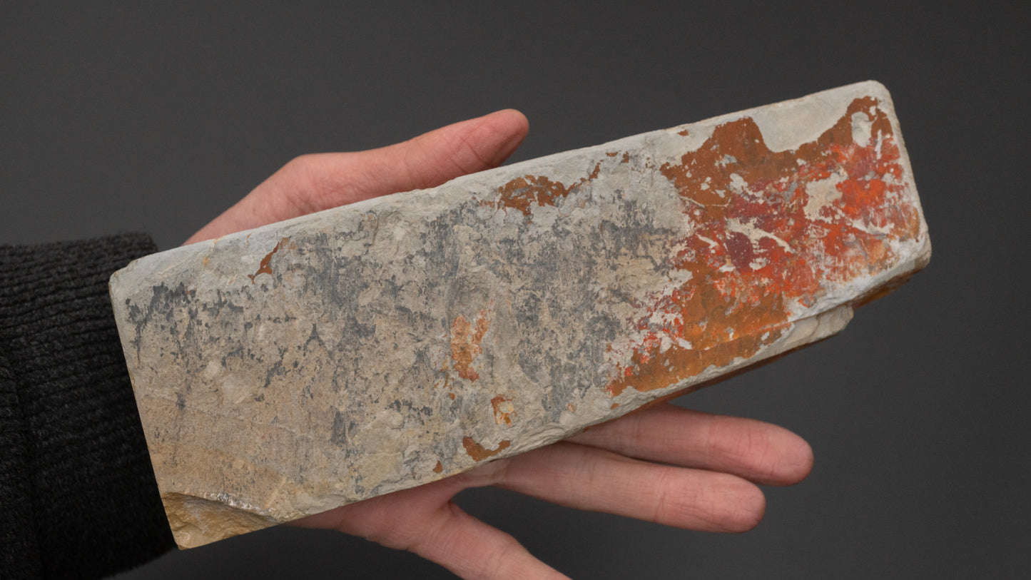 Hitohira geplukt Shobudani natuursteen San (nr. 0032)