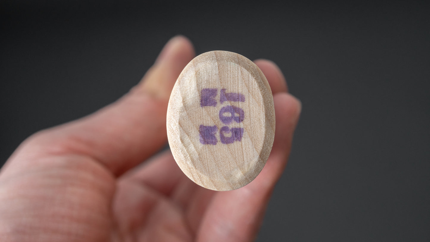 Morihei Kikuyu White #2 Kurouchi Nakiri 165mm Poplar Handle