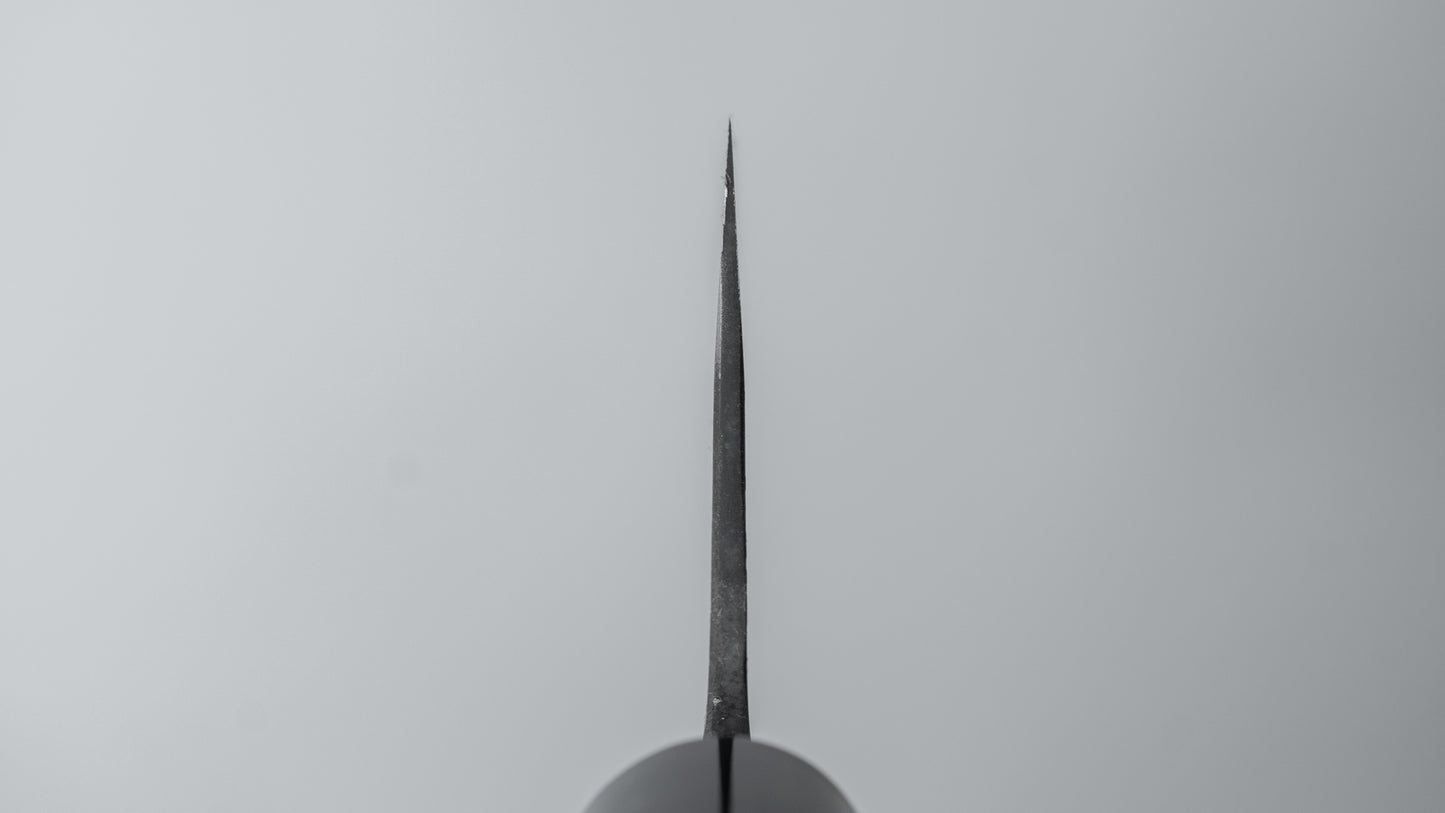 Morihei Kikuyu White #2 Kurouchi Nakiri 165mm Poplar Handle