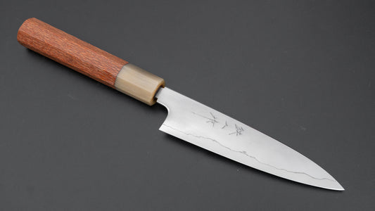 Tetsujin Silver #3 Kasumi Petty 135mm Lacewood Handle