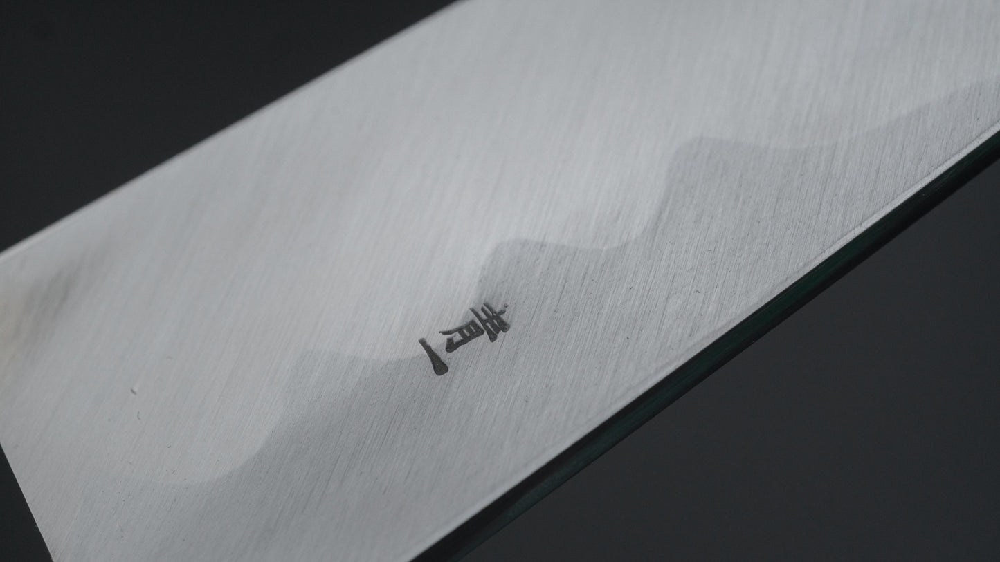 Hitohira Tanaka Manzo Blue #1 Deba 180mm Ho Wood Handle (D-Shape/ Saya)