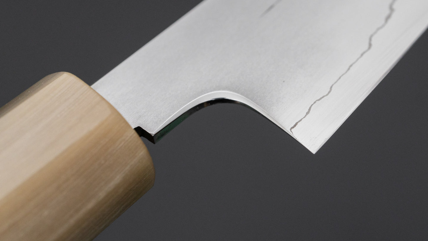 Tetsujin Silver #3 Kasumi Petty 135mm Lacewood Handle