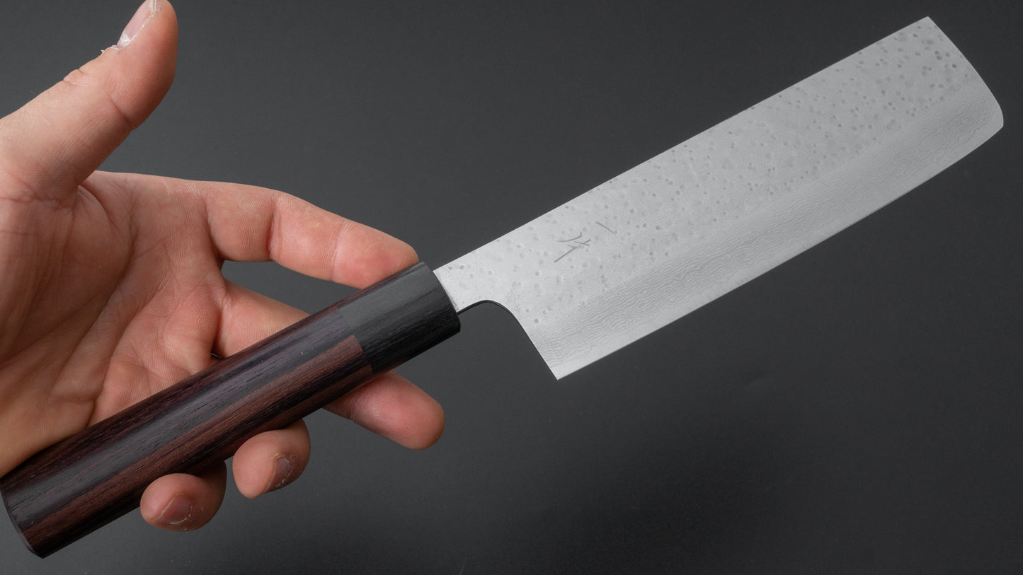 Hitohira STK V10 Nakiri 165mm Rosewood Handle