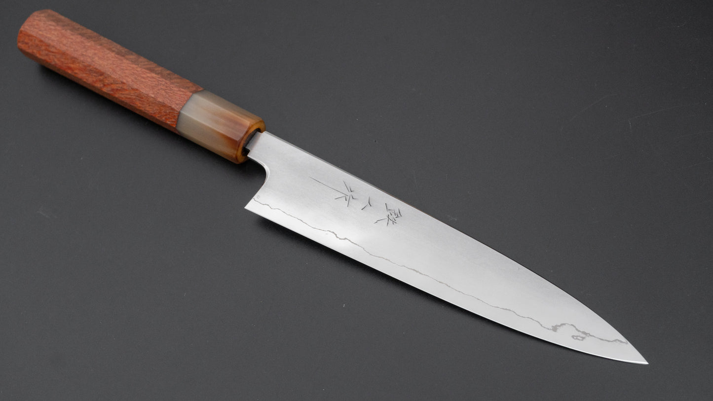 Tetsujin Silver #3 Kasumi Petty 165mm Lacewood Handle