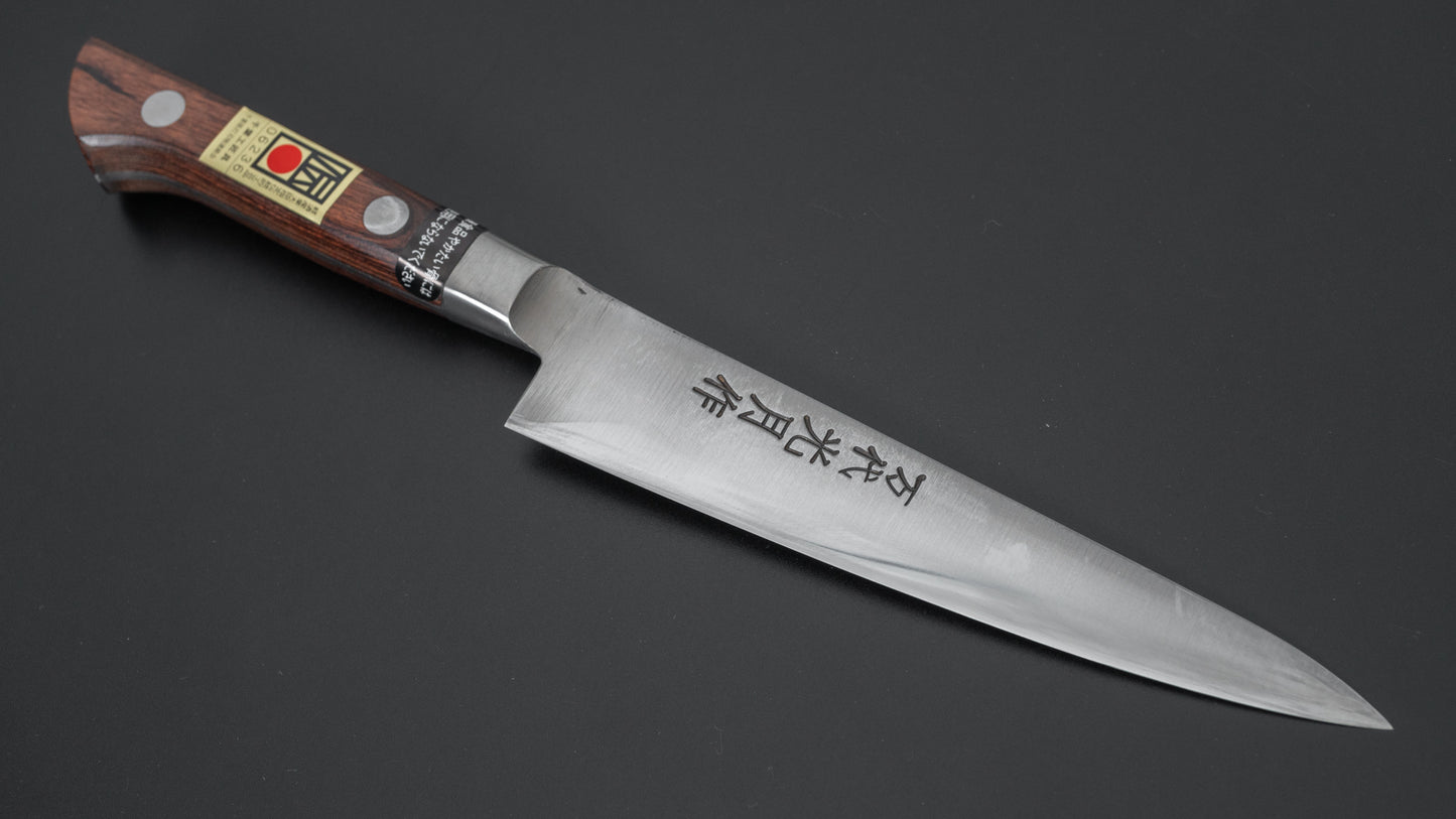 Kogetsu Mandai Stainless Petty 150mm Imitation Mahogany Handle