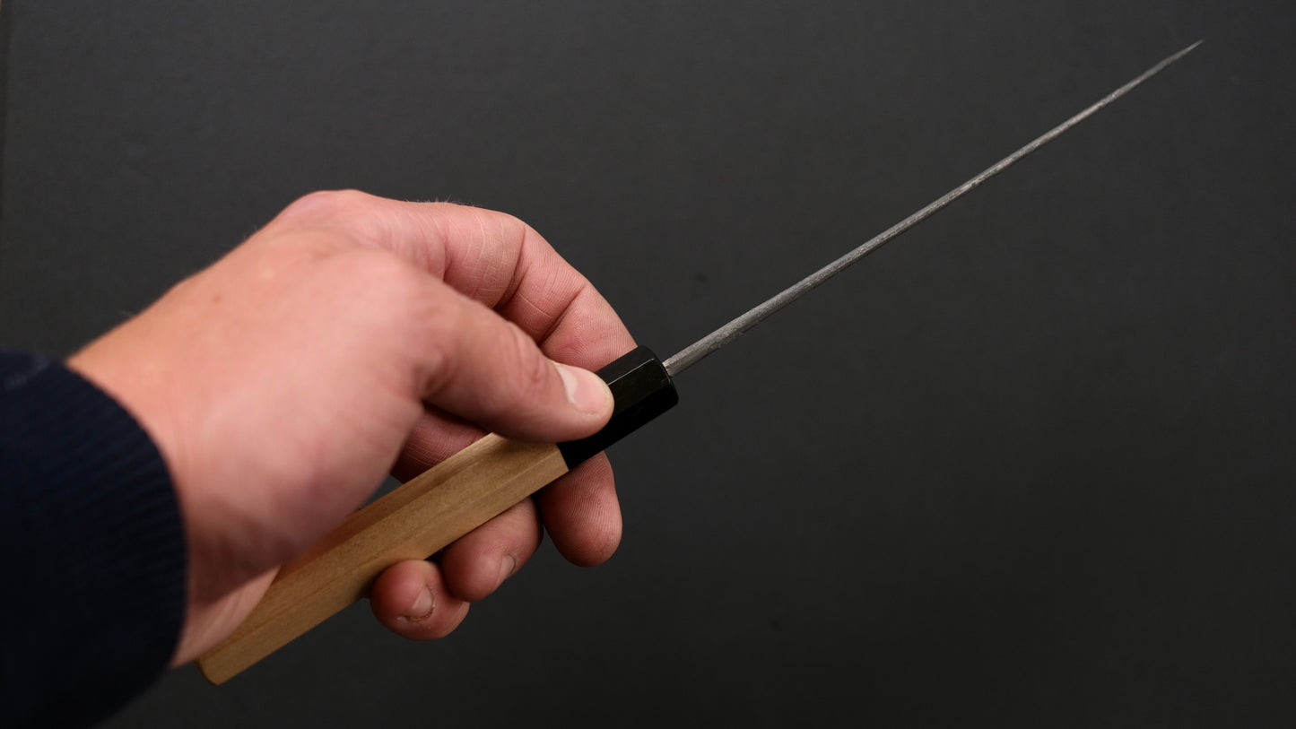 Hitohira Hinode Nashiji White #2 Petty 150mm Octagonal Ho wood handle