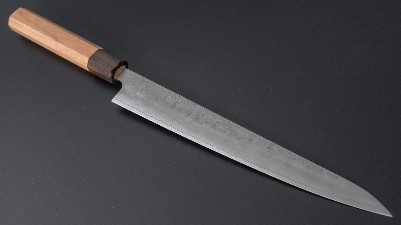 Hitohira Futana S3 Nashiji Sujihiki 240mm Cherry Wood Handle