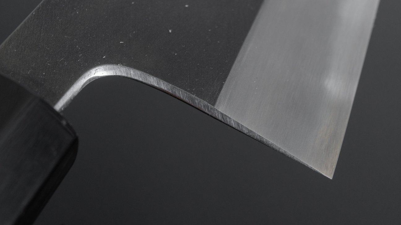 Hitohira Tanaka Kyuzo Blue #1 Kurouchi Nakiri 180mm Yakusugi Cedar Handle