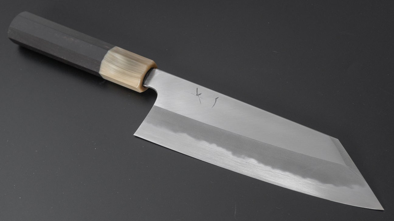 Hitohira Tanaka Kyuzo Blue #1 Migaki Bunka Taihei Ebony Handle