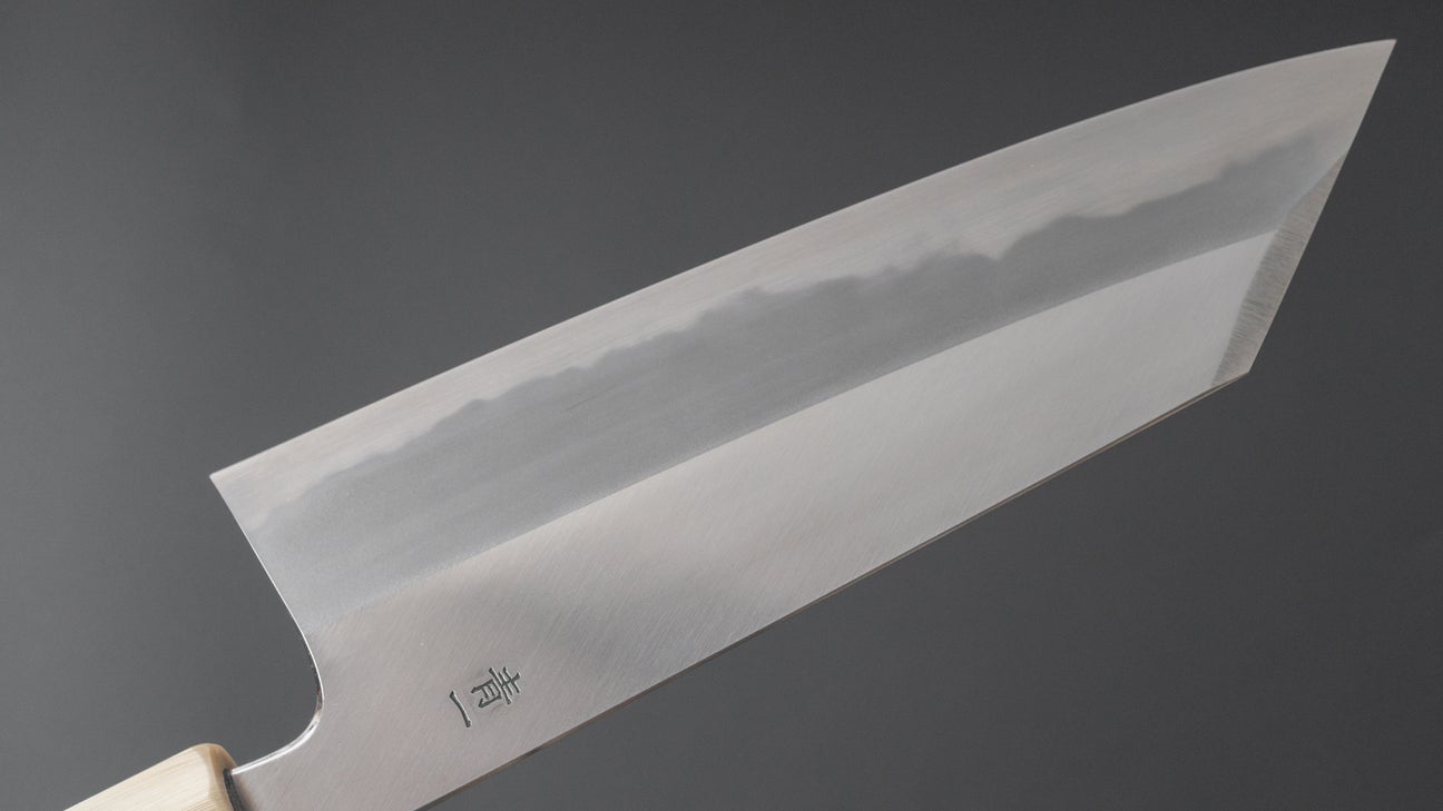 Hitohira Tanaka Kyuzo Blue #1 Migaki Bunka Taihei Ebony Handle