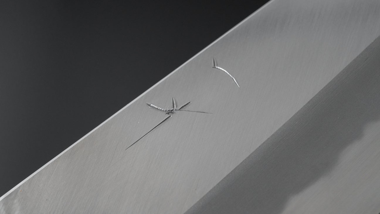 Hitohira Tanaka Kyuzo Blue #1 Migaki Bunka Taihei Ebony Handle