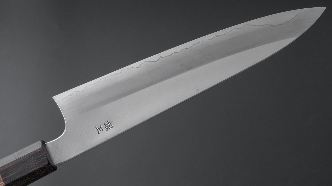 Hitohira Kikuchiyo Rikichi Silver #3 Migaki Gyuto 210mm Tagayasan Handle