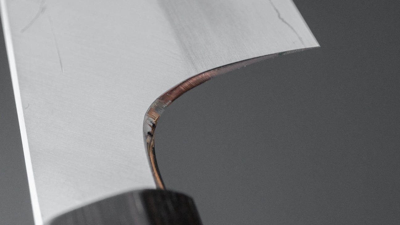 Hitohira Kikuchiyo Rikichi Silver #3 Migaki Gyuto 210mm Tagayasan Handle