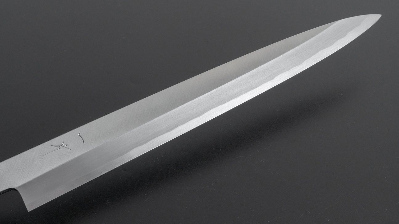 Hitohira Kikuchiyo Manzo White #3 Yanagiba 240mm Ho Wood Handle (D-Shape)